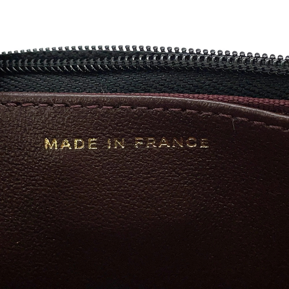 CHANEL Black Lambskin Leather Logo Wallet - Picture 12 of 13